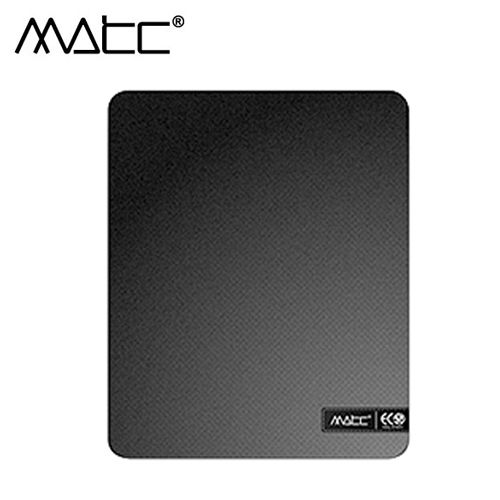 環保材質時尚造型品名 / 規格：MATC 昱皇 環保霓彩 滑鼠墊 黑表面材質：特殊環保石頭紙底部材質：可回收天然橡膠尺寸：W 150 x D 180 x H 2mm適用於光學式、雷射式、滾球式滑鼠※ 