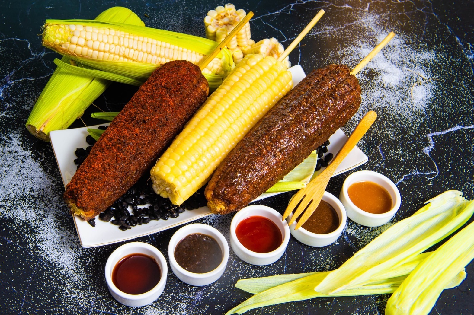 大甲黑石頭燜烤玉米–逢甲分店