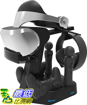 [106美國直購] Collective Minds PSVR Showcase Rapid AC PS4 VR Charge & Display Stand - PlayStation 4。影音與家