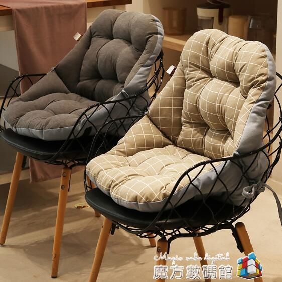 坐墊椅墊靠墊一體辦公室久坐不累護腰靠背墊座墊椅子墊榻榻米墊子 魔方數碼館