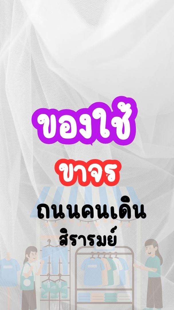 ของใช้-(ขาจร) ถนนคนเดิน