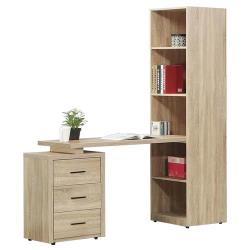 ◎◆細緻木紋表面材質|◎◆桌面可以左右自由對調|◎◆黑鐵砂防鏽桌腳品牌:ATHome類型:電腦桌/書桌/辦公桌尺寸:(寬)140x(厚)55x(高)197公分桌面型狀:長方形桌面主材質:木質材質說明: