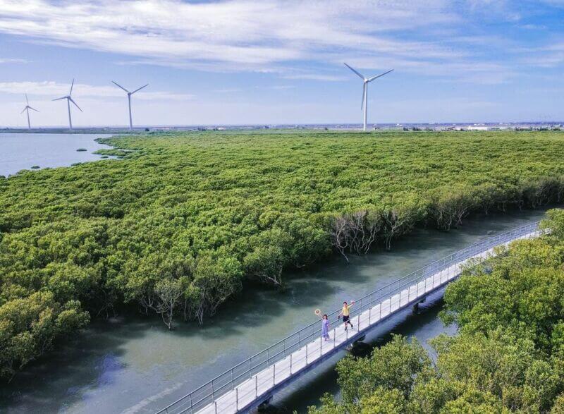 彰化IG景點_芳苑濕地海空步道