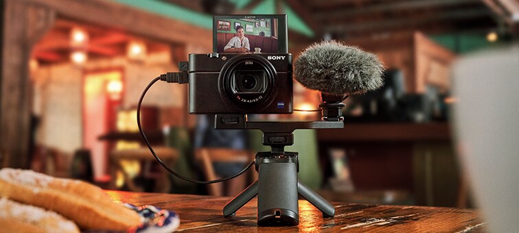 RX100m7 終於可外接麥克風了！