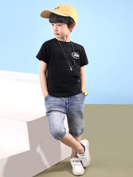 男童 短袖t恤兒童上衣半袖中大童男孩純棉體恤寬鬆夏裝潮 寶貝計書