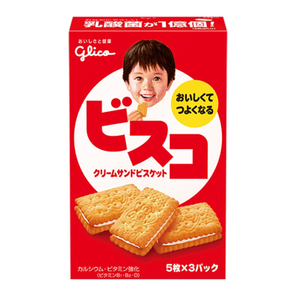 模範生的店 Glico 格力高美味夾心餅乾(61.8g)