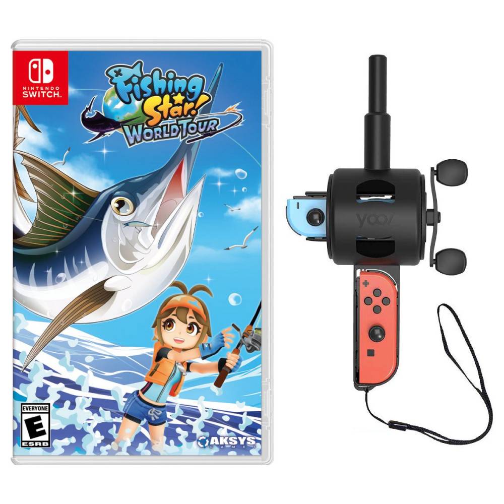 【快速到貨】Nintendo Switch 釣魚明星 世界巡迴賽釣竿同捆組 中文版
