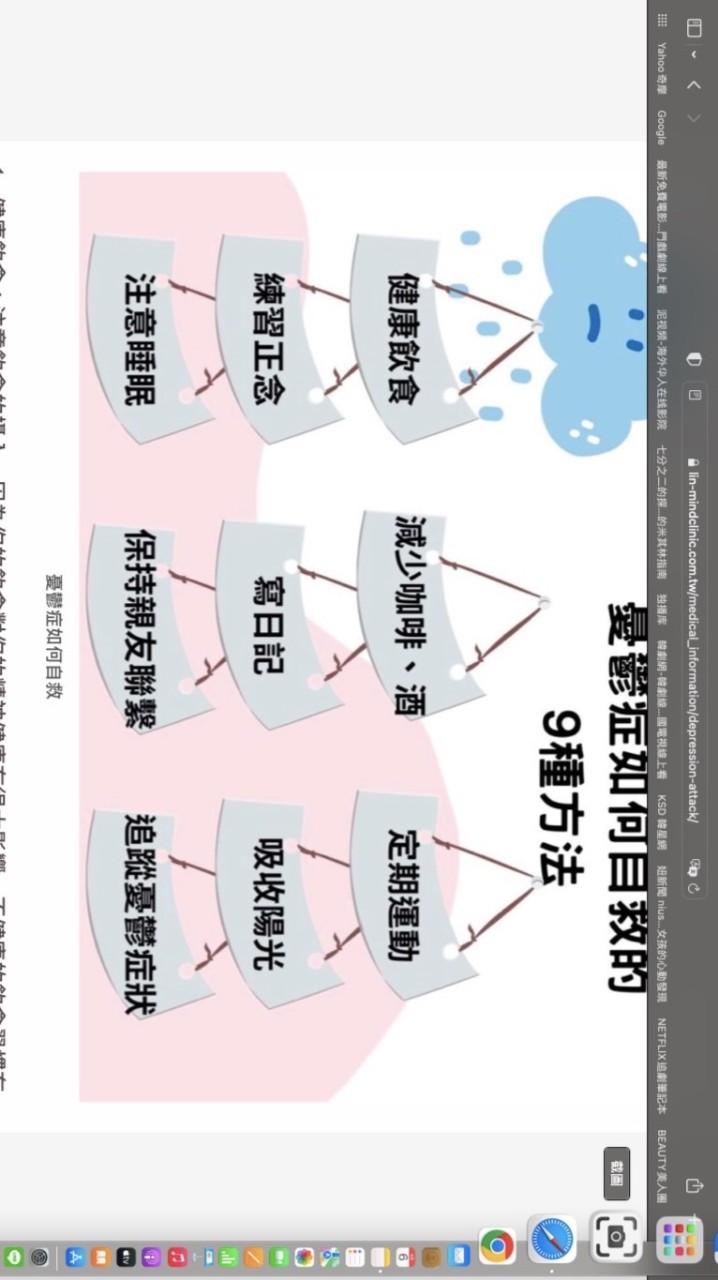 只談憂鬱症相關人事物