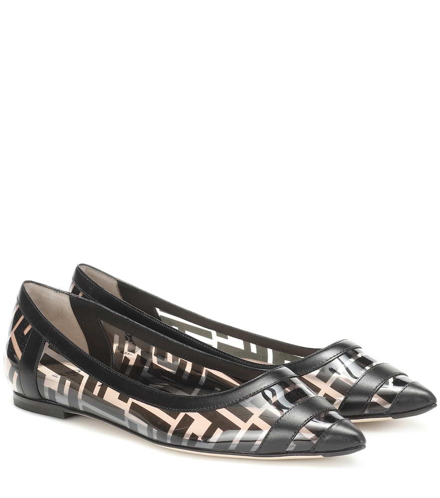 Dip your toe in - literally - to the trend for transparent finishes with these PVC ballet flats from