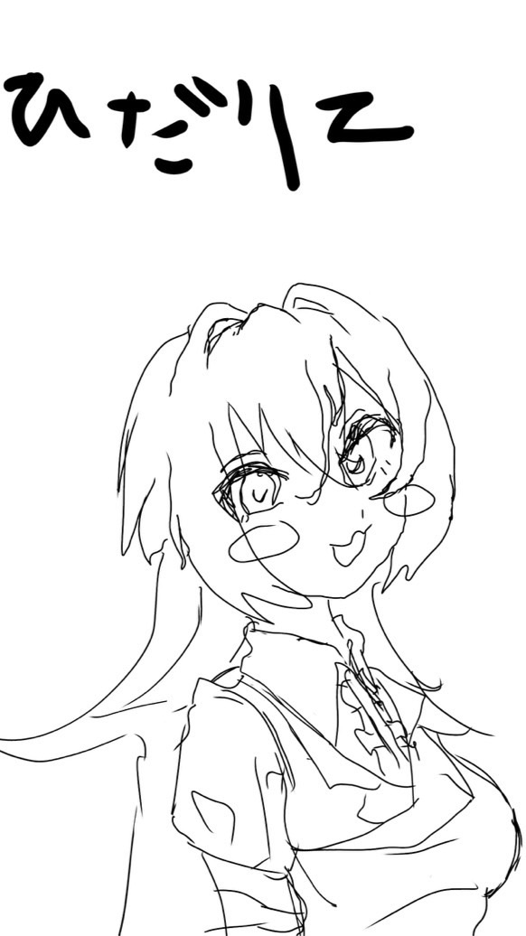 深夜のお絵描き