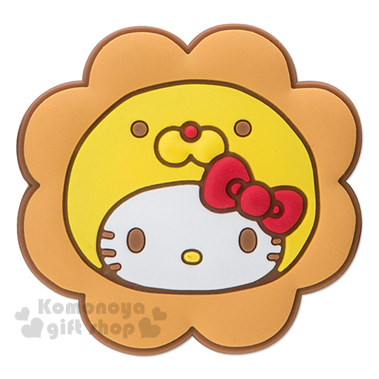 〔小禮堂〕Hello Kitty x mister Donut 造型夾子組《3入.大臉》