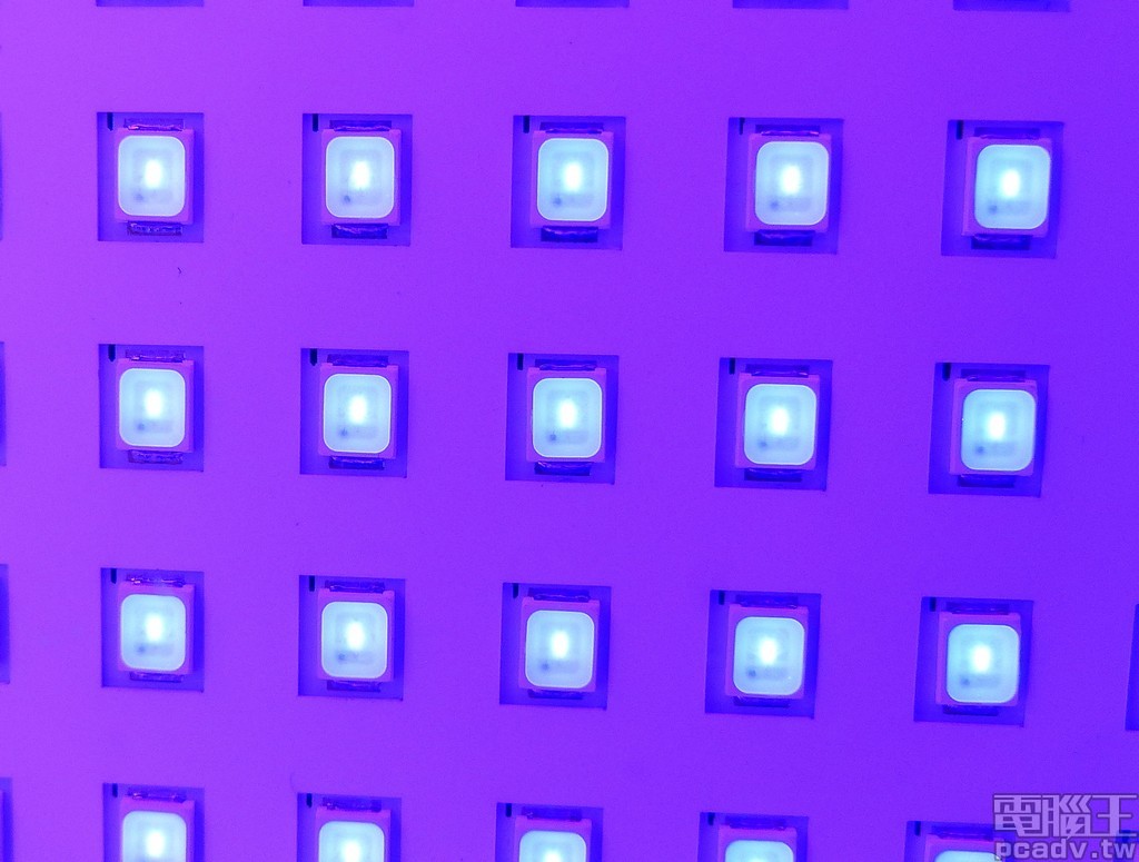 Mini LED 背光模組近照