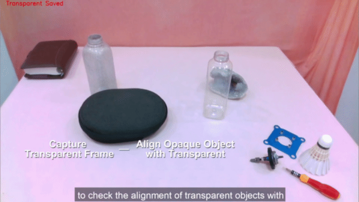 並使用包含透明、非透明對照物品的真實照片驗證。