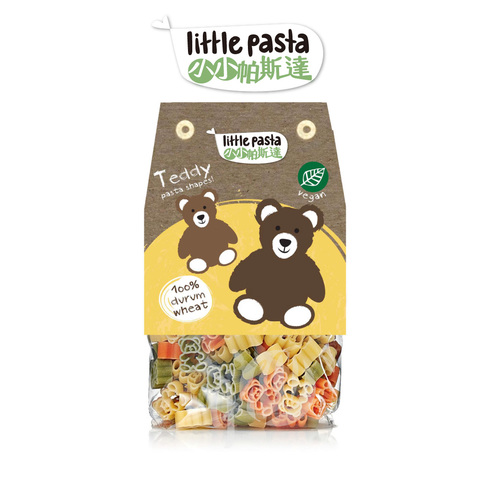 英國little pasta小小帕斯達 泰迪熊造型義大利麵