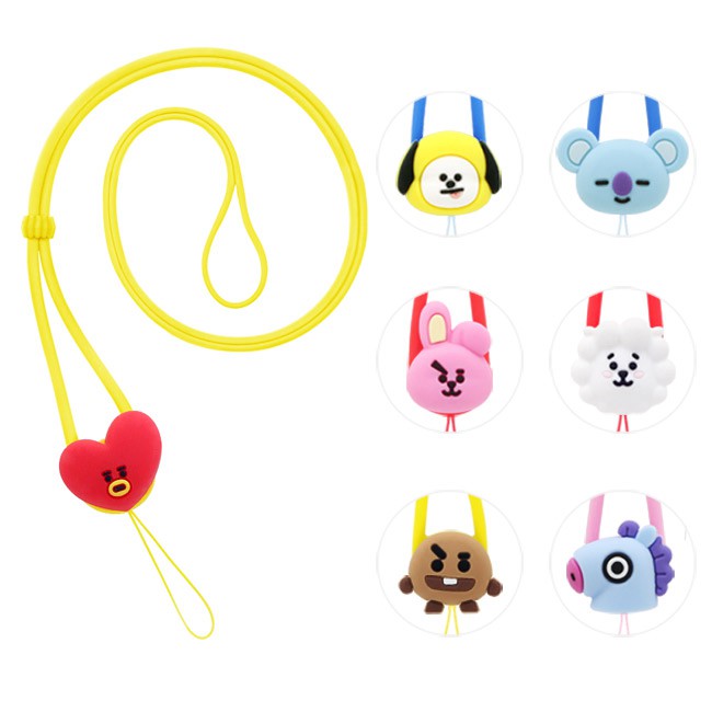 規格: 品名: GARMMA宇宙明星BT21 長掛繩 重量: 約20公克內容包裝物: 長掛繩*1 材質: 100%頂級彈力矽膠材質Designed in Taiwan 注意事項: 主機僅供為參考，本賣