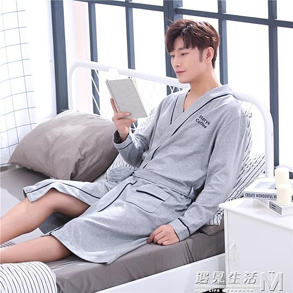 175(XL)/88101長袖袍淺灰男