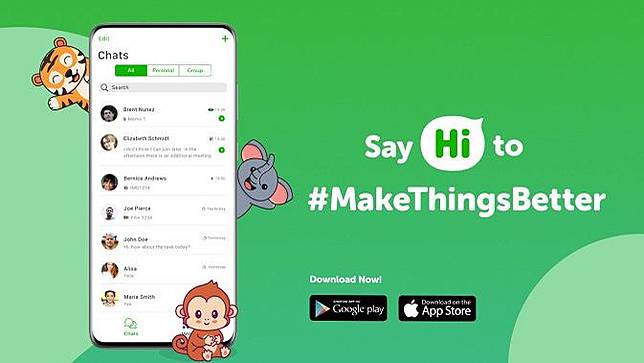 Aplikasi Chatting Lokal Hi App Meluncur Untuk Pengguna Android Dan Ios Liputan6 Com Line Today