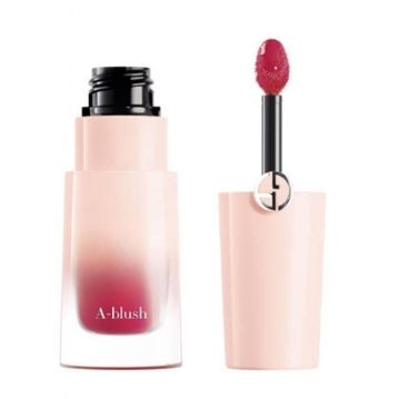 色澤自然綻放，能單擦或疊擦創造漸層暈染，由內而外透出粉嫩好氣色。獨特輕盈的液態質地能瞬間延展，完美貼合雙頰，一整天持久潤色。