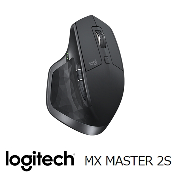 【福利品】羅技 Logitech MX Master 2S 無線滑鼠 - 黑(910-005144)