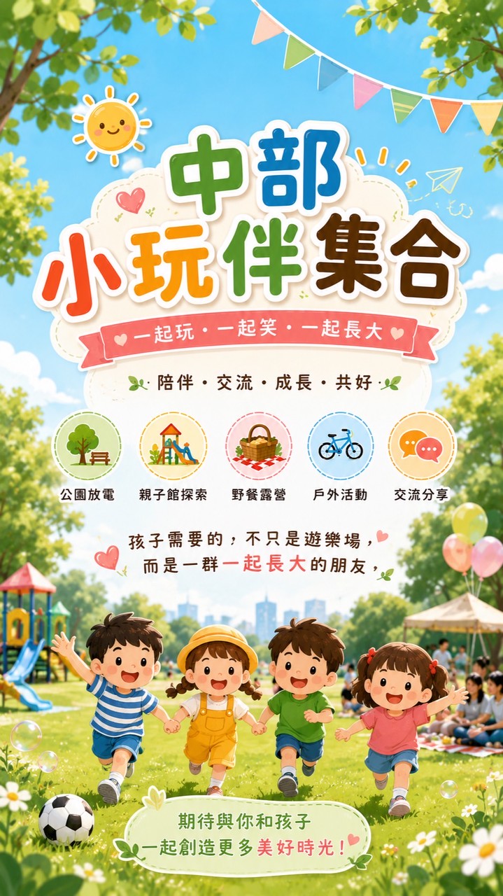 中部親子小玩伴集合