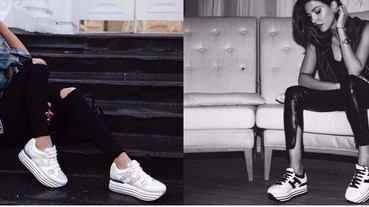 鞋底加厚自帶大長腿～最近刷屏刷得厲害的一雙厚底球鞋！