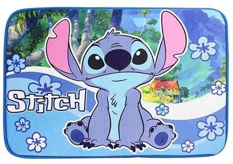【UNIPRO】迪士尼正版 夏威夷風情 史迪奇 STITCH 腳踏墊 60X45 浴室地墊 防滑墊 踏墊 門墊