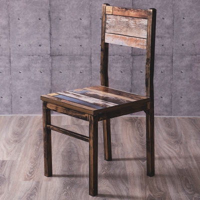Abel-Aaron亞倫工業風餐椅/休閒椅-39x40x86cm
