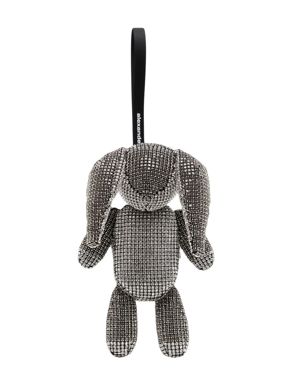 Alexander Wang - crystal-embellished bunny bag - women - Crystal - One Size - Silver