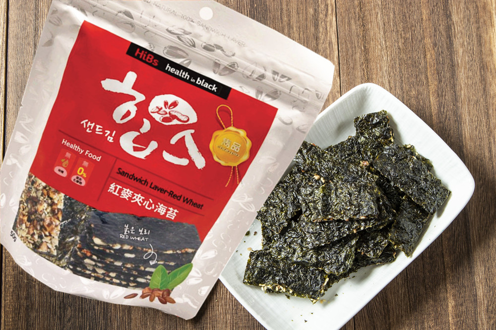 【雋品】HiBs紅麥海苔夾心/南瓜子海苔夾心50g