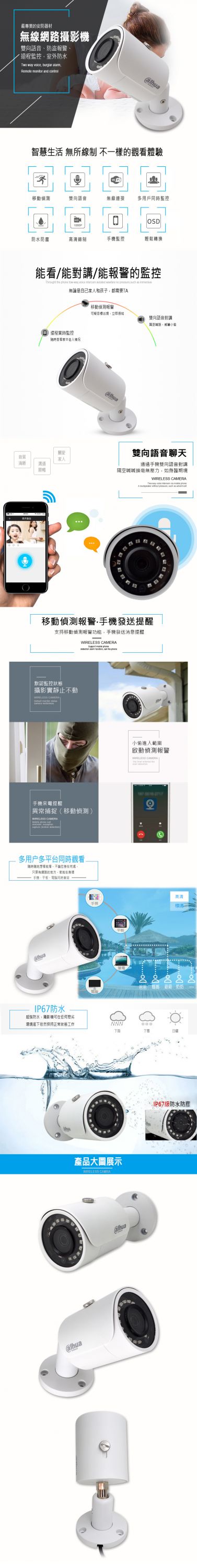 【大華dahua】1080P 套裝組 16路16鏡-奢華版 (+1A變壓器+15米懶人線+4TB硬碟)