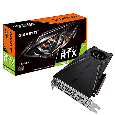 採用 GeForce RTX™ 2080 Ti 繪圖晶片內建11GB GDDR6 352位元記憶體Turbo鼓風扇散熱系統純銅均熱板直觸GPU設計雙滾珠軸承風扇