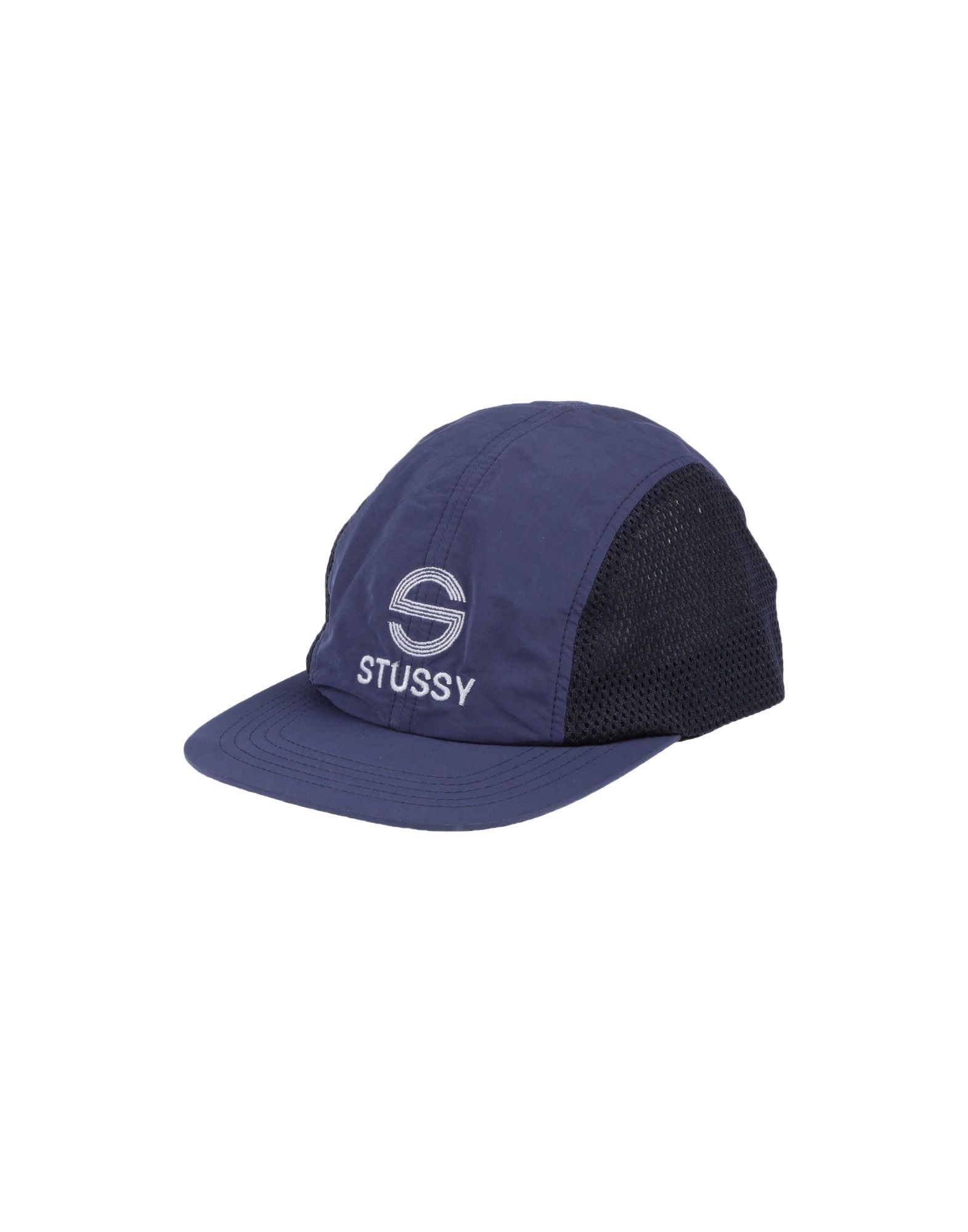 techno fabric, openwork, two-tone, unlined, adjustable fastening, hard visor, baseball cap.