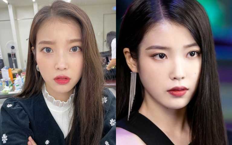 IU現在的原生眉型跟之前在《德魯納酒店》wbr時期中的眉型相比，更加自然又年輕。（圖／IG）
