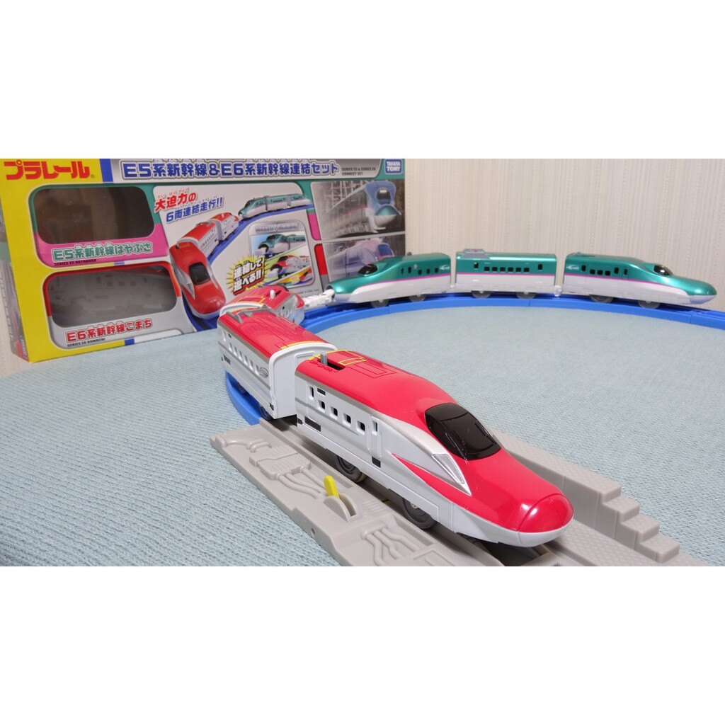 【預購】日本進口鐵道王國 新幹線 E5 E6 連結火車 湯瑪士 電動軌道火車 TAKARA TOMY PLARAIL【星野日本玩具】。人氣店家星野日本玩具商店的鐵道王國、其他有最棒的商品。快到日本NO