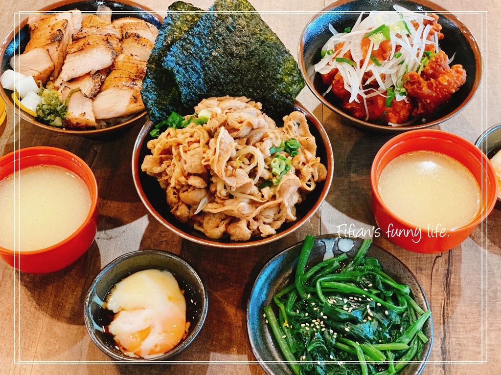 台中美食 川牛木石亭中美店超值百元平價丼飯牛肉堆得像座小山雞白湯無限量供應sogo 勤美週邊美食西區上班族夜貓子首選台中宵夜場必吃