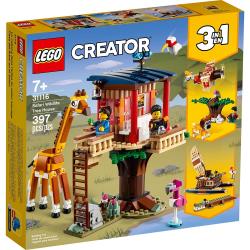 ◎台灣樂高公司貨|◎適合年齡 : 7 歲以上|◎積木片數 : 397 PCS商品名稱:LEGO樂高積木31116202103創意大師Creator系列-野生動物園樹屋品牌:LEGO樂高種類:積木適用年
