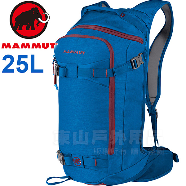 完全後開式拉鍊，主隔間方便拿取 n滑雪板載體固定扣 n符合人體工學設計的腰帶、肩帶