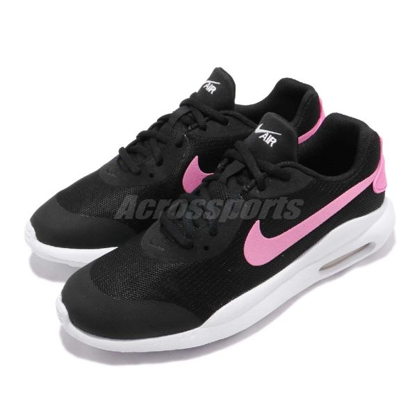 Nike 休閒慢跑鞋 Air Max Oketo GS 黑 粉紅 白 休閒鞋 運動鞋 氣墊 女鞋 大童鞋【PUMP306】 AR7423-001