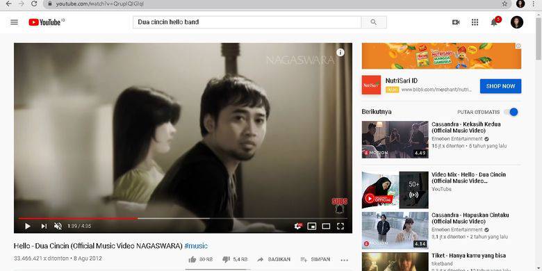 Lirik Dan Chord Lagu Dua Cincin Hello Band Kompas Com Line Today