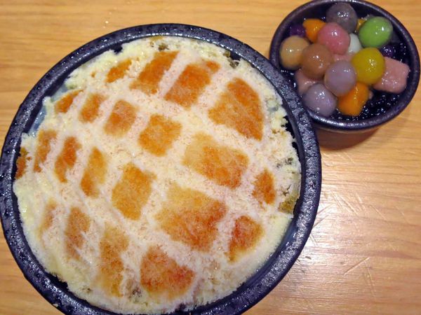 【台北美食】台南東區焦糖煉乳包心粉圓-熱量爆表，令人驚艷的超大焦糖冰
