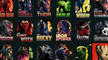 〔復仇者聯盟〕《復仇者聯盟3：無限之戰》全 18 位角色個人宣傳海報公開！