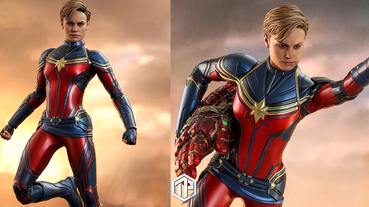 Hot Toys 推出 1:6 比例《Avengers：Endgame》Captain Marvel 珍藏人偶！