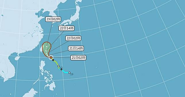 鳳凰路徑再東修！雨勢「越晚越大」　周五六最靠近台灣