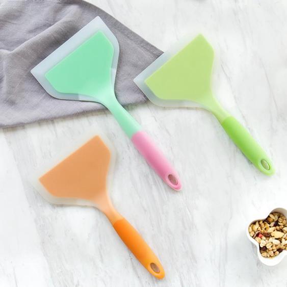 耐高溫硅膠煎鏟不粘鍋專用鏟玉子燒鍋鏟厚蛋燒鏟子鐵鍋鏟披薩鏟子