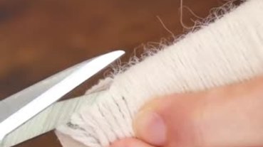 用毛線製作 愛心杯墊DIY