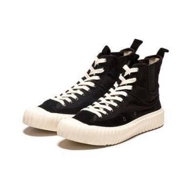 【Luxury】韓國 EXCELSIOR 餅乾鞋 CF M8124CS BK 高筒 彈性側邊 繃帶鞋 鞋底 黑 正品代購