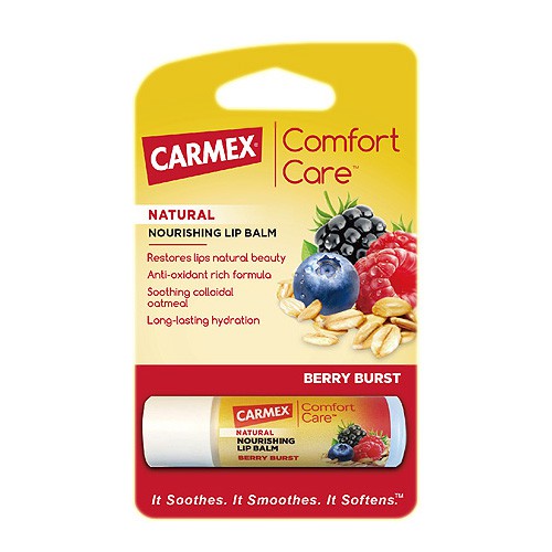 Carmex 小蜜媞 天然燕麥系列修護唇膏(綜合莓果)4.25g【小三美日】D012168