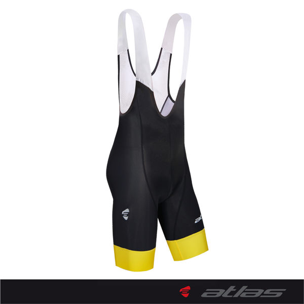 【亞特力士ATLAS】 男五分吊帶褲(五代) 24~30℃ SB-707-Y(黃)