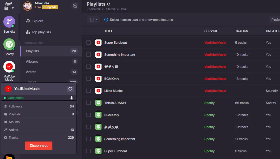 【過年備稿-5】轉移歌單到 YouTube Music 超方便，透過 Soundiiz 來搞定