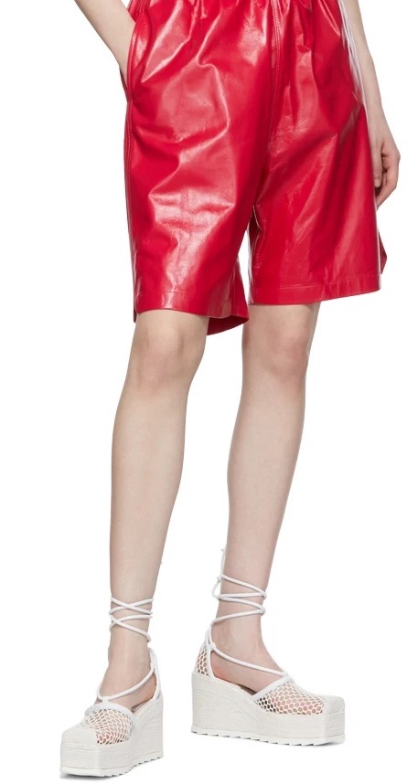 BOTTEGA VENETA 白色 Sporty Web Wedge 草編鞋